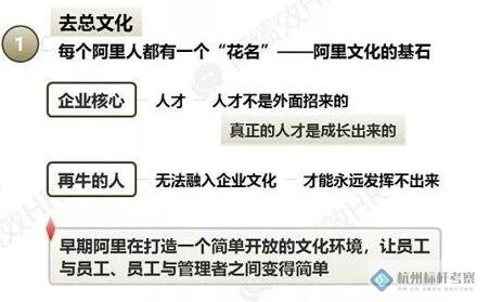 阿里巴巴的去總文化